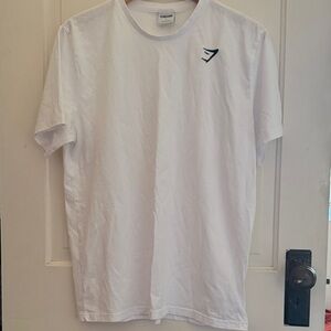 Gymshark White Short Sleeve Tee